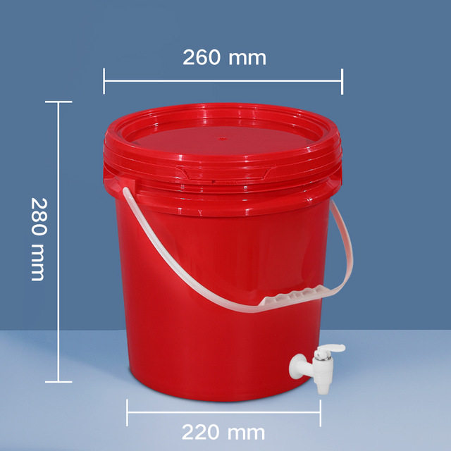 Hot Sale Plastic Bucket with handle and tap Food Grade Storage Container  for liquid Oil Wine Airtight Sealing Pail - AliExpress